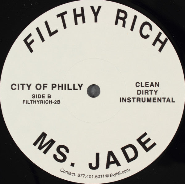 Filthy Rich (25) : No Rules / City Of Philly (12", Promo)