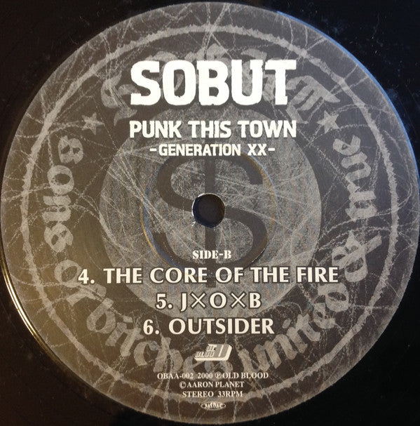 Sobut : Punk This Town -Generation XX- (12")