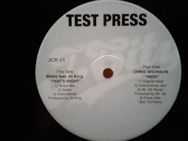 Bras / Chris Bronson : That's Right / High (12", TP)