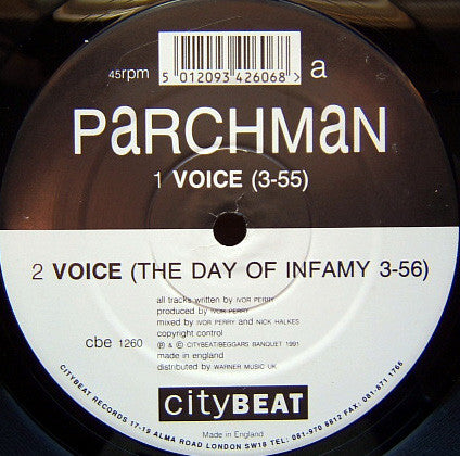 Parchman : Voice (12")
