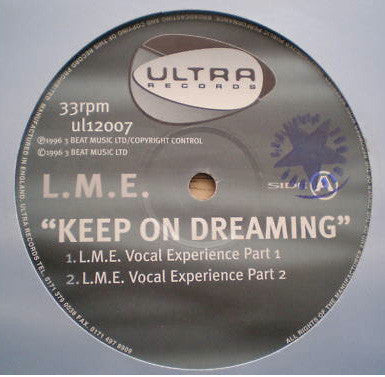 Lisa Marie Experience : Keep On Dreaming (12")