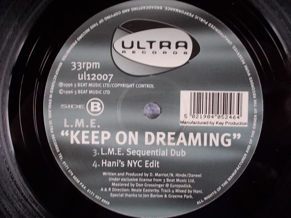 Lisa Marie Experience : Keep On Dreaming (12")