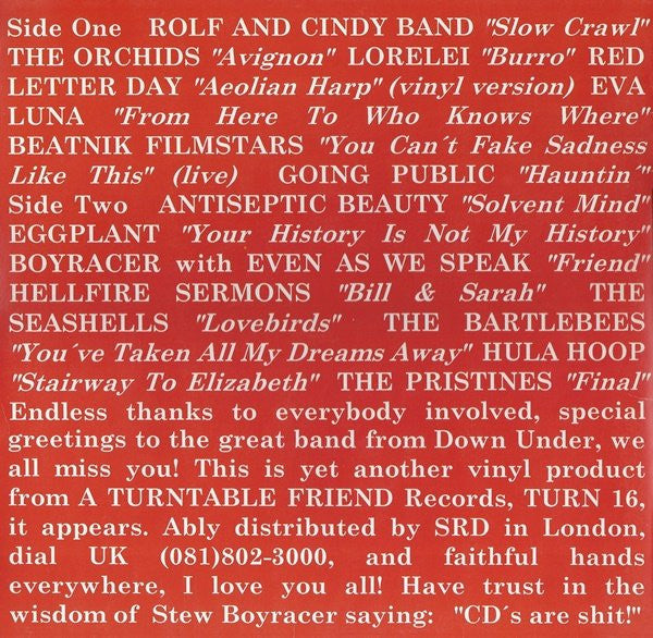 Various : Calling At Duke Street (* An Anti-Fascist Pop Compilation LP *) (LP, Comp, W/Lbl + 7", EP, Comp, Ltd)