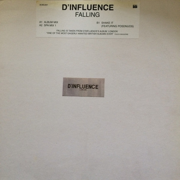 D'Influence : Falling (12")