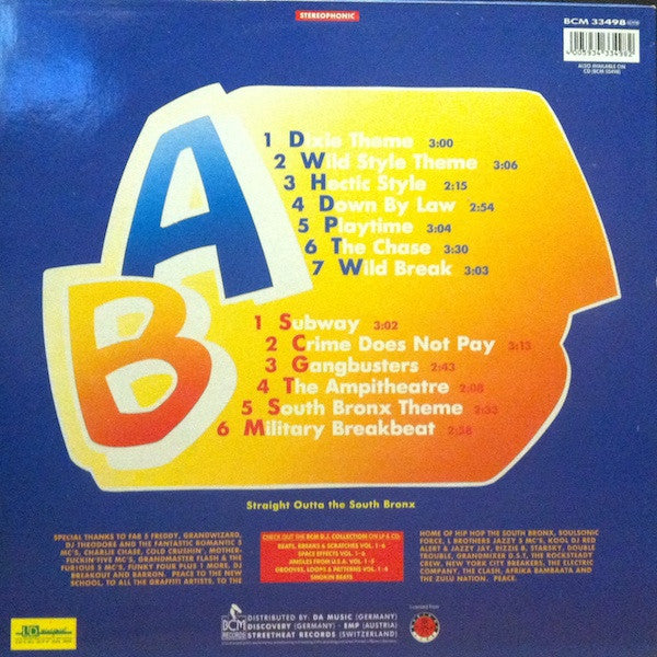 DJ Black Steel : The Original Wildstyle Breakbeats Album (LP, Album)
