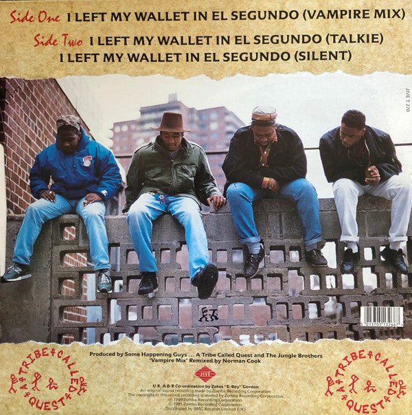 A Tribe Called Quest : I Left My Wallet In El Segundo (Norman Cook Remix) (12")