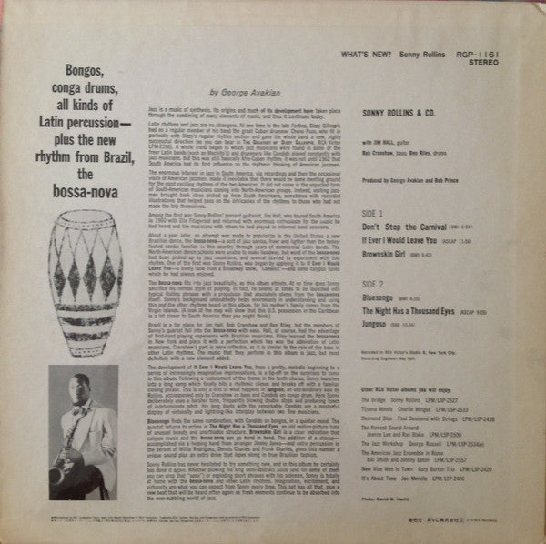 Sonny Rollins : What's New? (LP, Album, RE)