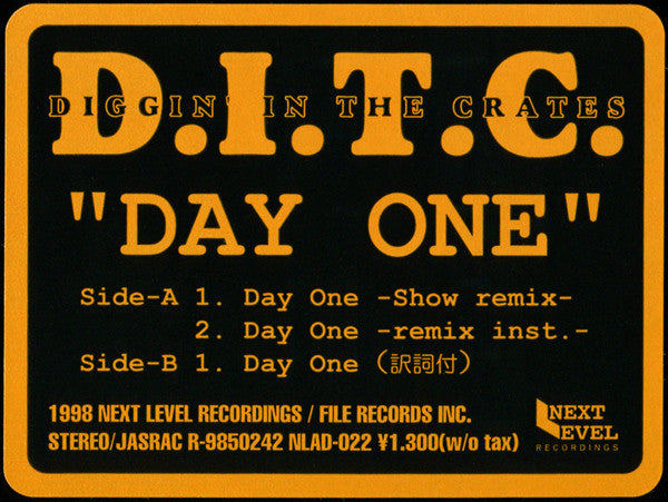 D.I.T.C. : Day One (Show Remix) (12")