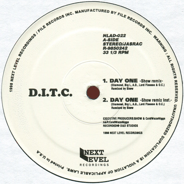 D.I.T.C. : Day One (Show Remix) (12")
