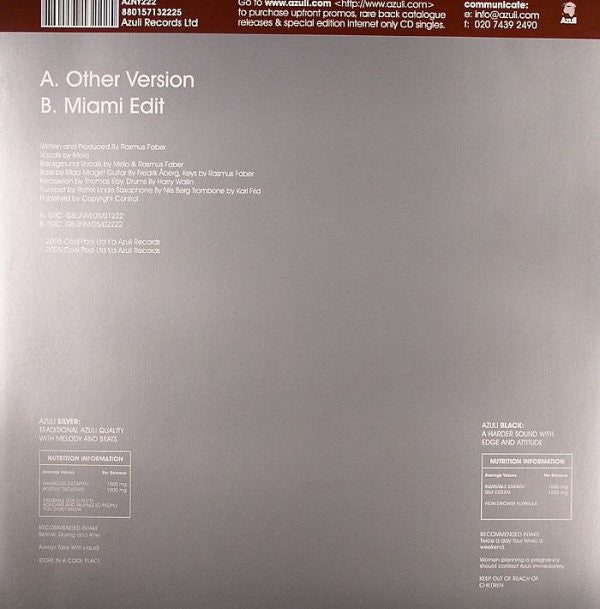 Rasmus Faber : Get Over Here (Unreleased Mixes) (12")