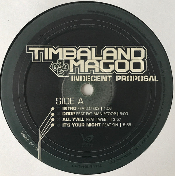 Timbaland & Magoo : Indecent Proposal (2xLP, Album)