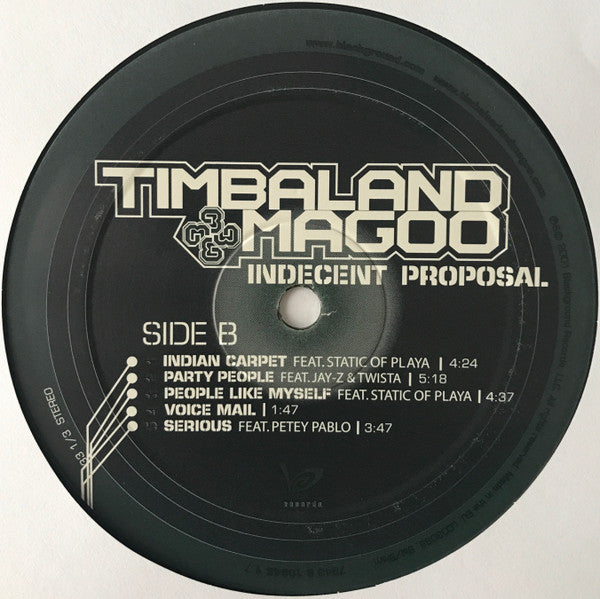 Timbaland & Magoo : Indecent Proposal (2xLP, Album)