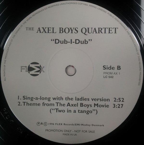 The Axel Boys Quartet : Dub-I-Dub (12", Promo)