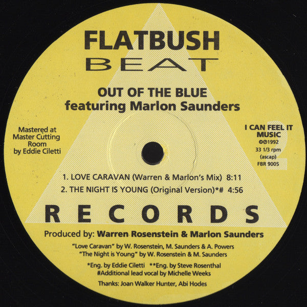 Out Of The Blue Featuring Marlon Saunders : Love Caravan (12")