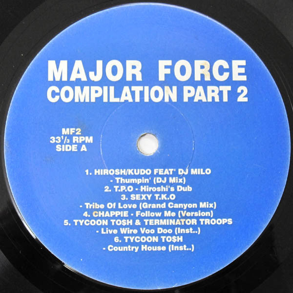 Various : Major Force Compilation Part 2 (LP, Comp, Unofficial)