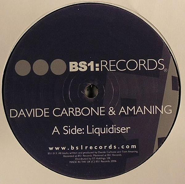 Davide Carbone & Amaning / Davide Carbone & Kubiks : Liquidiser / Misty VIP (12")
