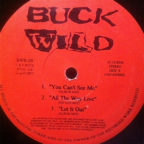 Various : Buck Wild (12", Comp, Unofficial)