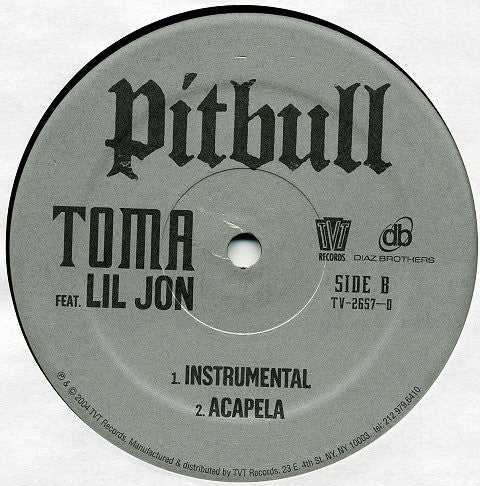 Pitbull Feat. Lil' Jon : Toma (12", Gre)