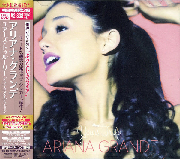 Ariana Grande : Yours Truly (CD, Album + DVD-V, NTSC + Dlx, RE)