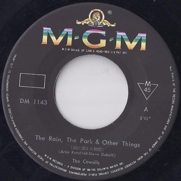 The Cowsills = The Cowsills : 雨に消えた初恋 = The Rain, The Park & Other Things / リバー・ブルー = River Blue (7", Single)