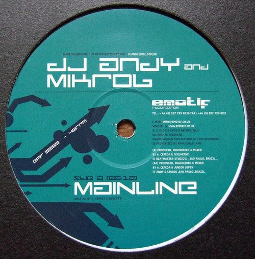 DJ Andy & Mikrob / Drumagick : Mainline / Funk-Dog (12")