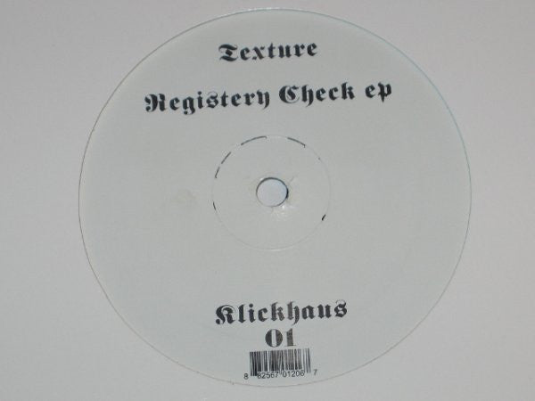 Texture (4) : Registry Check EP (12", EP)
