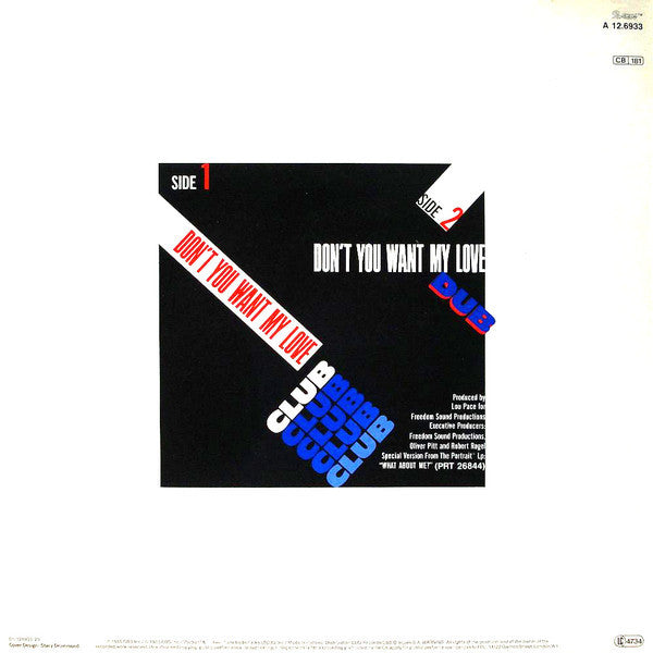 Nicole J McCloud : Don't You Want My Love (12", Maxi)