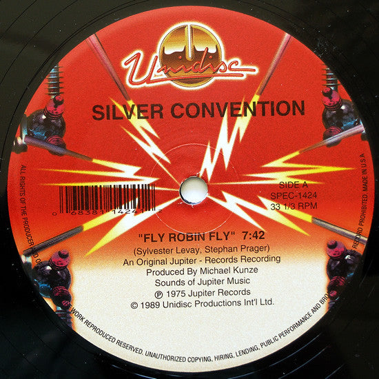 Silver Convention / Penny McLean : Fly Robin Fly / Lady Bump (12", RE)