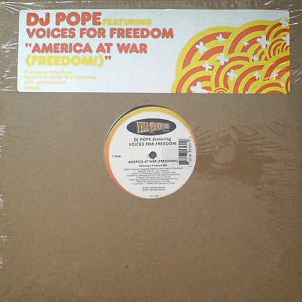 DJ Pope Featuring Voices For Freedom : America At War (Freedom) (12")