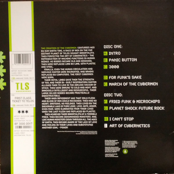 Buckfunk 3000 : First Class Ticket To Telos (2x12", Album)