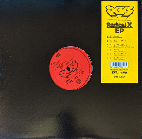XBS : Radical X EP (12", EP)