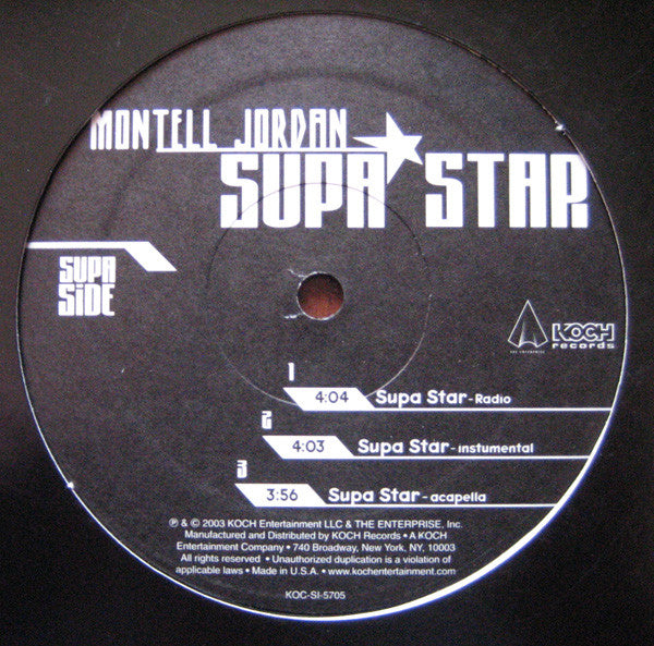 Montell Jordan : I'm Going Krazy (Straight Bananas) (12")