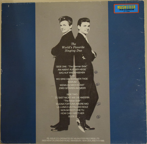Everly Brothers : In Germany And Italy (LP, Comp)