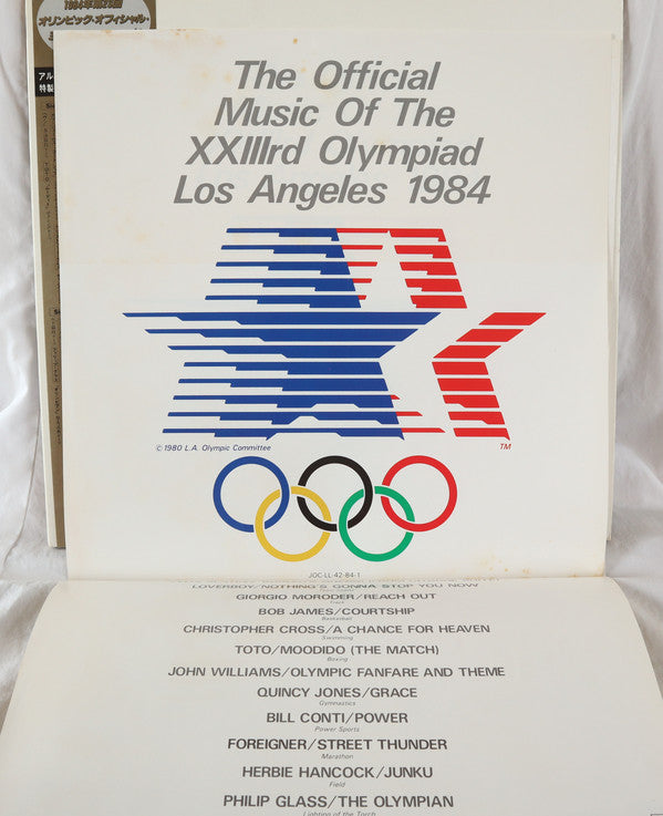 Various : The Official Music Of The XXIIIrd Olympiad - Los Angeles 1984 (LP, Album)