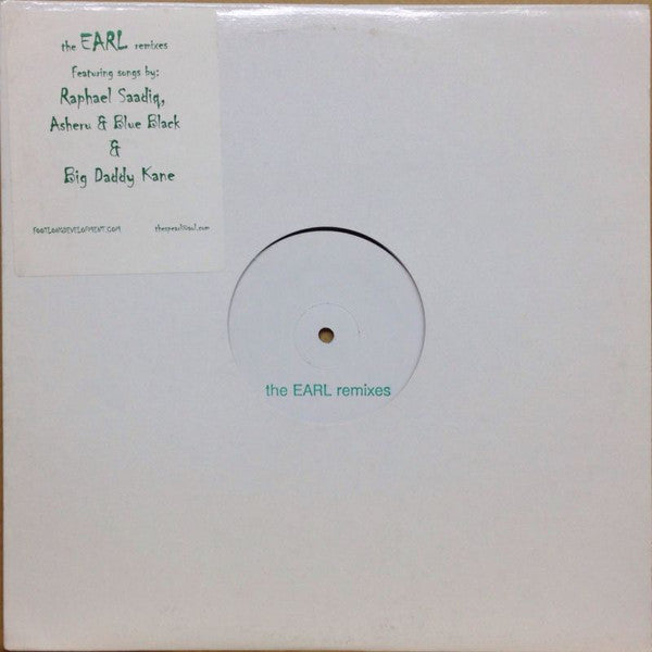 The Earl : Remixes (12", EP, Comp)