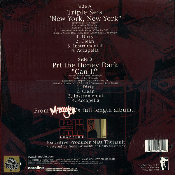 Triple Seis / Pri The Honey Dark : New York, New York / Can I? (12")