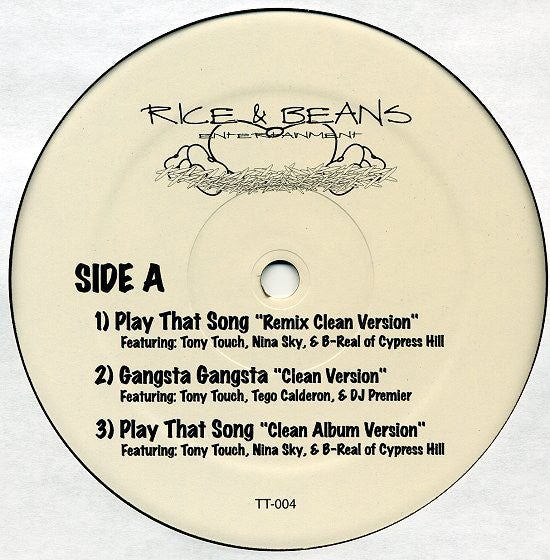 Tony Touch : Play That Song (12")