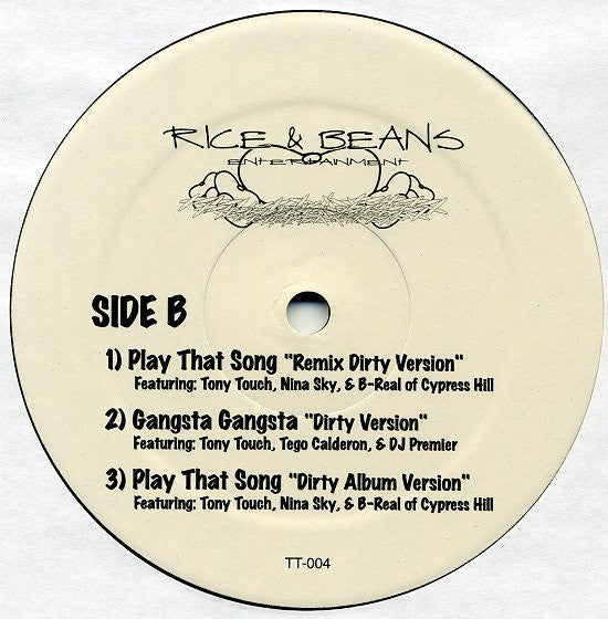 Tony Touch : Play That Song (12")