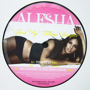Alesha : Fired Up Album Sampler (12", Promo, Unofficial)