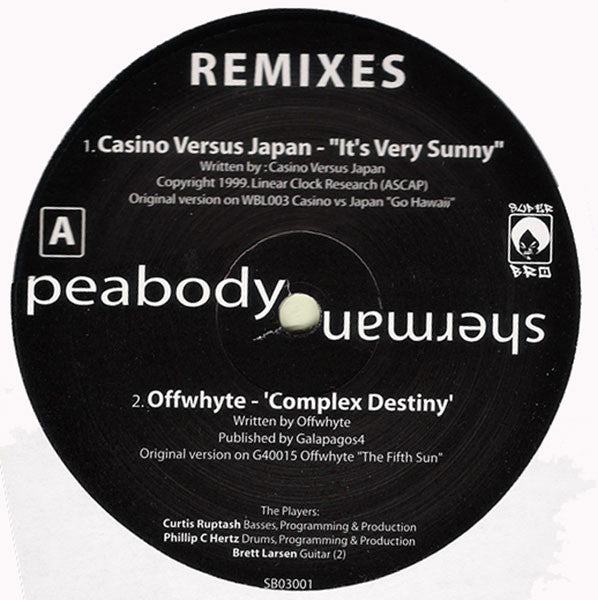 Various : Peabody & Sherman Remixes (12")