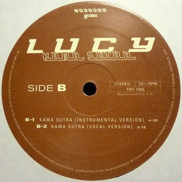 Lucy Kent : Kama Sutra (12")