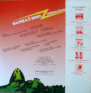 Milton Banana Trio : Samba é Isso (LP, Album)