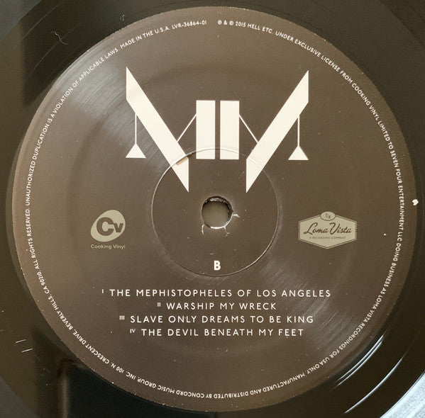 Marilyn Manson : The Pale Emperor (2xLP, Album)