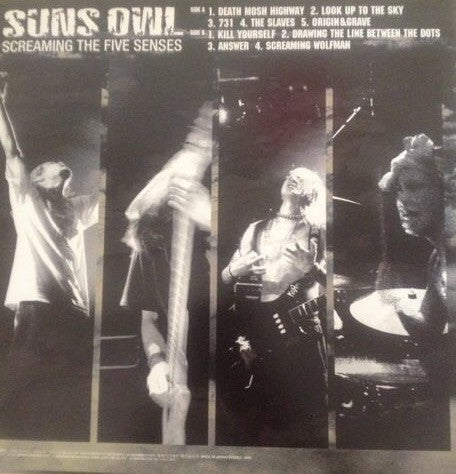 Suns Owl : Screaming The Five Senses (LP, Album)