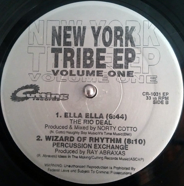Various : New York Tribe EP (Volume One) (12", EP)