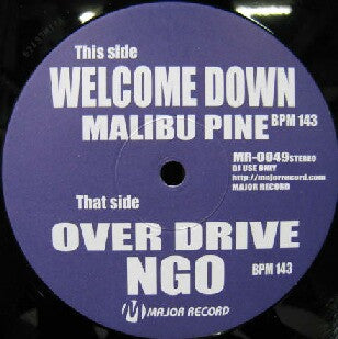 Malibu Pine / NGO : Welcome Down / Over Drive (12")