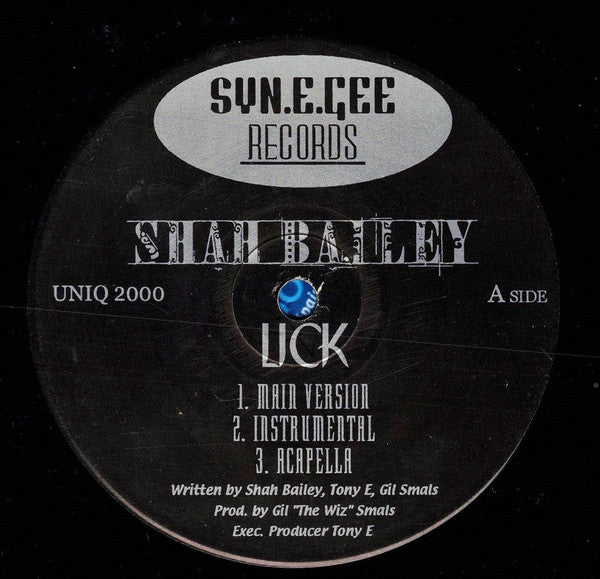 Shah Bailey : Lick (12")