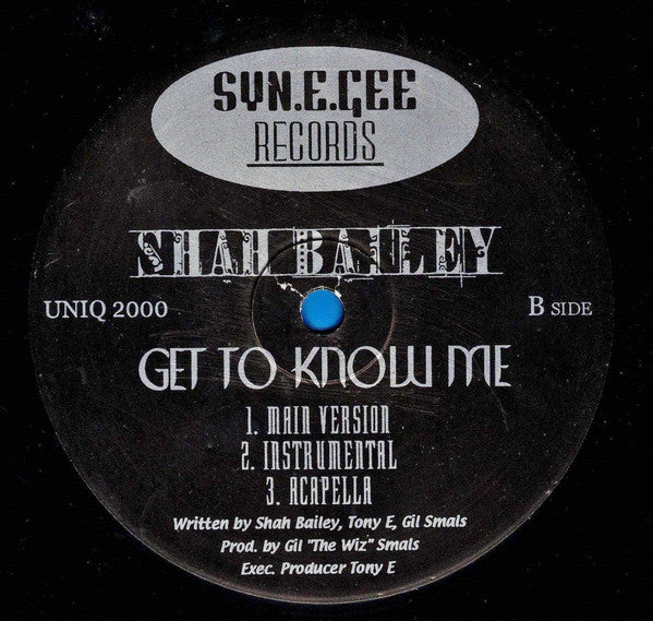 Shah Bailey : Lick (12")