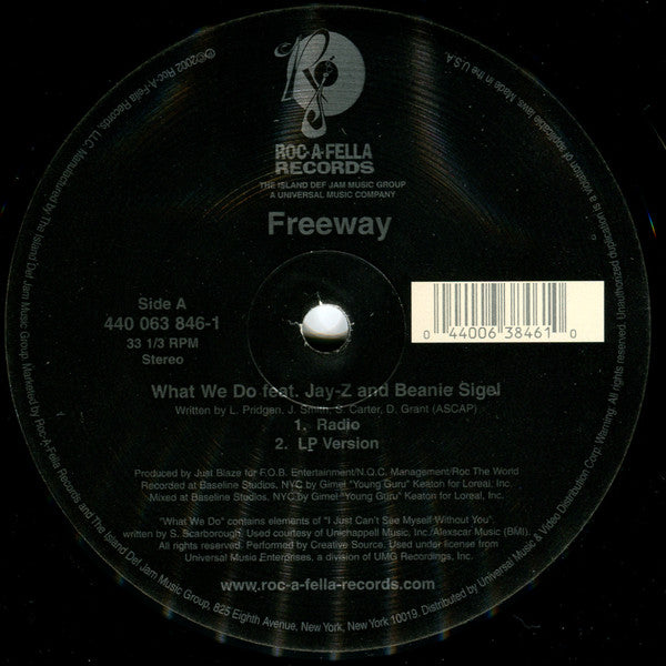 Freeway : What We Do (12")