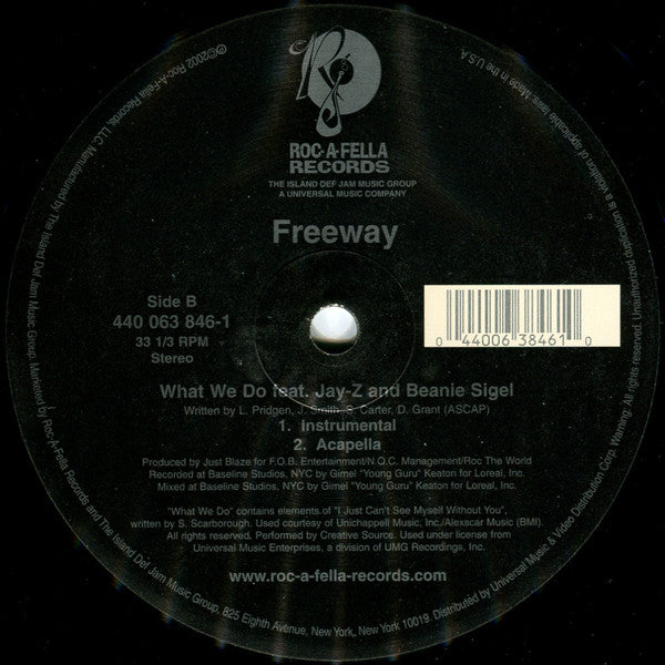 Freeway : What We Do (12")